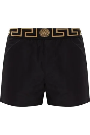 VERSACE Heren, Badkleding, Zwart, Maat: XL Nylon