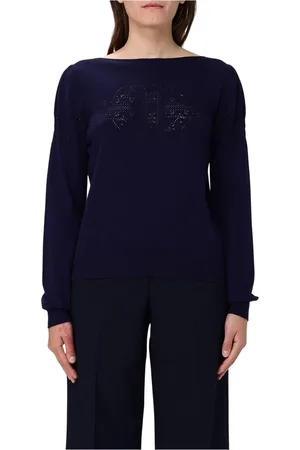 Twin-Set Dames, Truien, Blauw, Maat: S