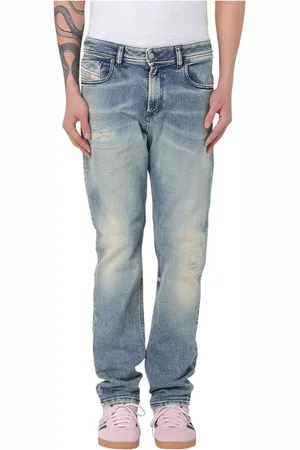 Diesel Heren, Jeans, Blauw, Maat: W34 Katoen