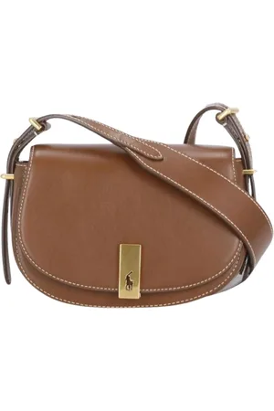 Ralph Lauren Dames, Tassen, Bruin, Maat: ONE Size Leer