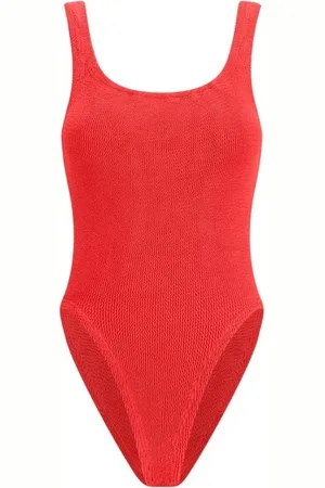 Hunza G Dames, Badkleding, Rood, Maat: ONE Size Poliester