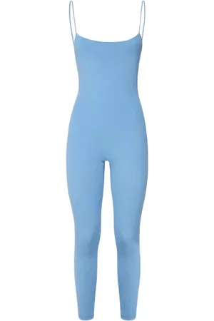 Andamane Dames, Jumpsuits & Playsuits, Blauw, Maat: L Polyamide