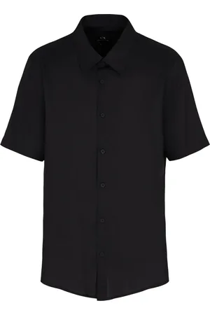 Armani Exchange Heren, Overhemden, Zwart, Maat: 2XL
