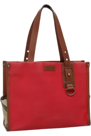 Burberry Dames, Pre-owned, Rood, Maat: ONE Size