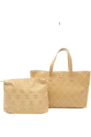 CHANEL Dames, Pre-owned, , Maat: ONE Size Leer