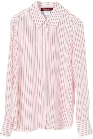 Max Mara Dames, Blouses & Shirts, Rood, Maat: XL Zijde