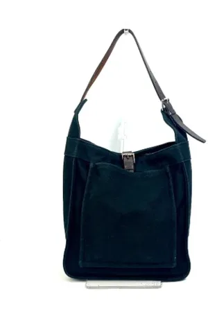 Hermès Dames, Pre-owned, Zwart, Maat: ONE Size Katoen