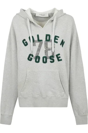 Golden Goose Dames, Sweatshirts & Hoodies, Grijs, Maat: M Katoen