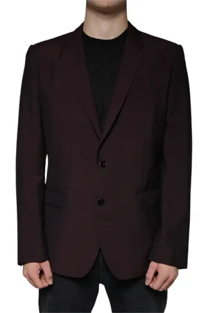 Dolce & Gabbana Heren, Jassen, Rood, Maat: 2XL Wol