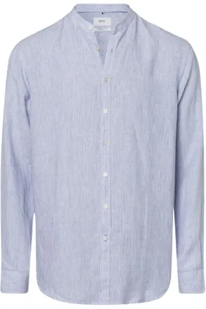 Brax Heren, Overhemden, Blauw, Maat: XL