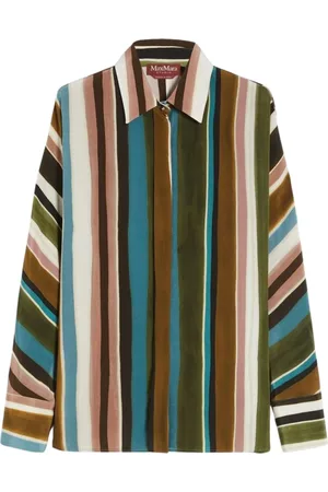 Max Mara Dames, Blouses & Shirts, Veelkleurig, Maat: L Zijde