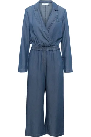 INWEAR Dames, Jumpsuits & Playsuits, Blauw, Maat: XS