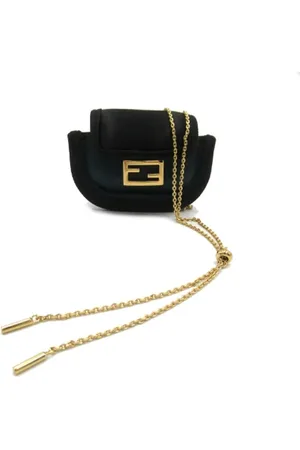 Fendi Dames, Pre-owned, Zwart, Maat: ONE Size Zijde