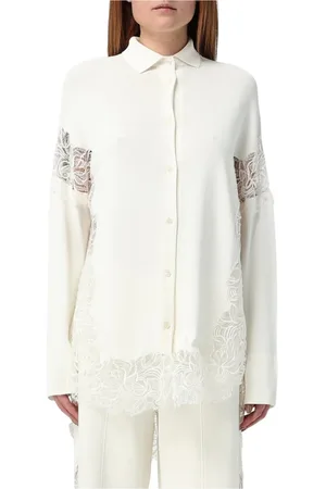 ERMANNO SCERVINO Dames, Blouses & Shirts, Wit, Maat: L