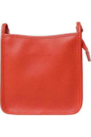 Longchamp Dames, Tassen, Oranje, Maat: ONE Size Leer