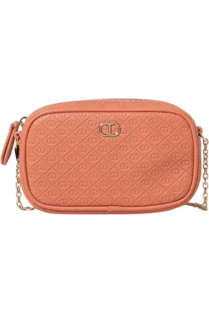 Twin-Set Dames, Tassen, Oranje, Maat: ONE Size Leer