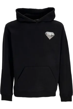 IUTER Heren, Sweatshirts & Hoodies, Zwart, Maat: XL Katoen