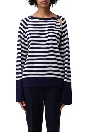 Liu Jo Dames, Truien, Blauw, Maat: S