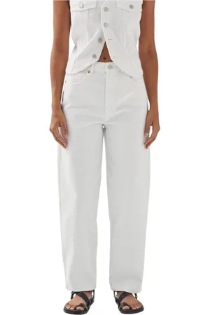 ALOHAS Dames, Jeans, Wit, Maat: L Denim