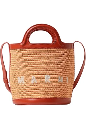 Marni Dames, Tassen, Oranje, Maat: ONE Size Leer