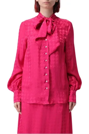 Msgm Dames, Blouses & Shirts, Roze, Maat: XS Zijde