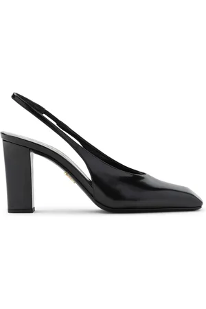 Prada Dames, Schoenen, Zwart, Maat: 36 EU Leer