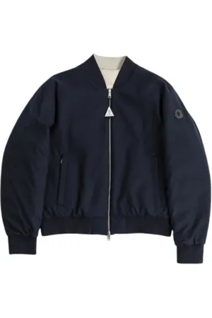 Moncler Heren, Jassen, Blauw, Maat: XL Kasjmier