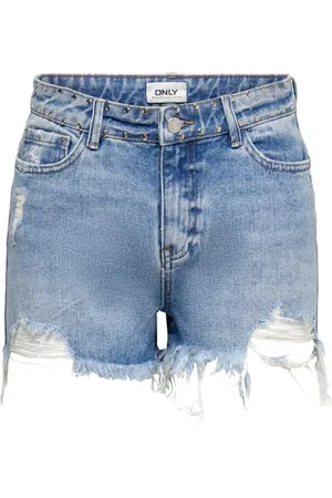 ONLY Dames, Korte broeken, Blauw, Maat: XS Denim