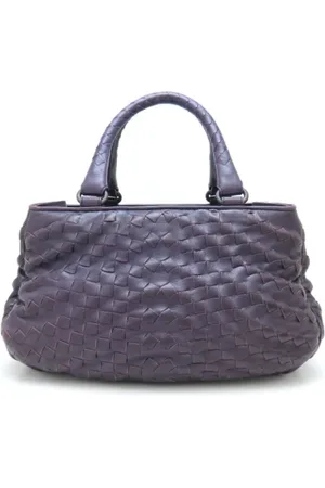 Bottega Veneta Dames, Pre-owned, Paars, Maat: ONE Size Leer