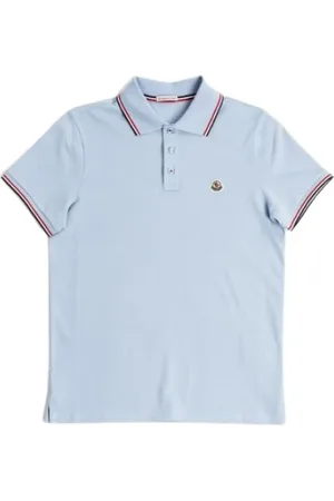 Moncler Heren, Tops, Blauw, Maat: S Katoen