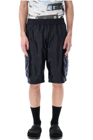 Moncler Heren, Korte broeken, Blauw, Maat: L Polyamide
