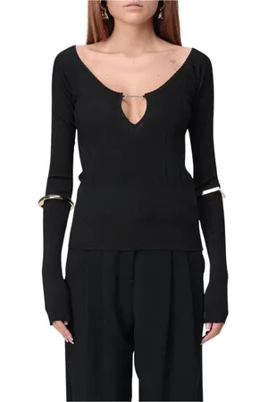 Jacquemus Dames, Truien, Zwart, Maat: 2XS