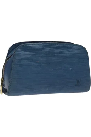 LOUIS VUITTON Dames, Pre-owned, Blauw, Maat: ONE Size Leer