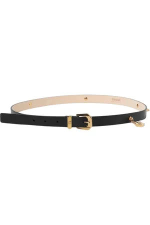 VERSACE Dames, Accessoires, Zwart, Maat: 90 CM Leer