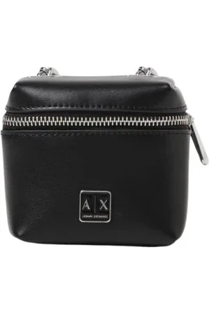 Armani Exchange Dames, Tassen, Zwart, Maat: ONE Size Leer