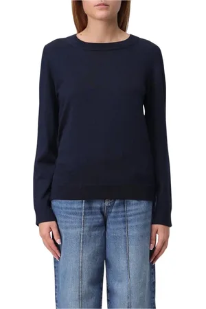 HUGO BOSS Dames, Truien, Blauw, Maat: M Wol