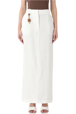 Elisabetta Franchi Dames, Rokken, Wit, Maat: M
