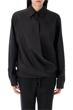 VALENTINO Dames, Blouses & Shirts, Zwart, Maat: 3XS Zijde