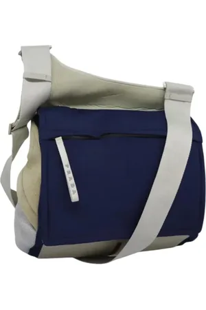 Prada Dames, Pre-owned, Blauw, Maat: ONE Size Nylon