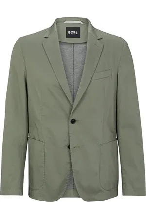 HUGO BOSS Heren, Jassen, Groen, Maat: 2XL