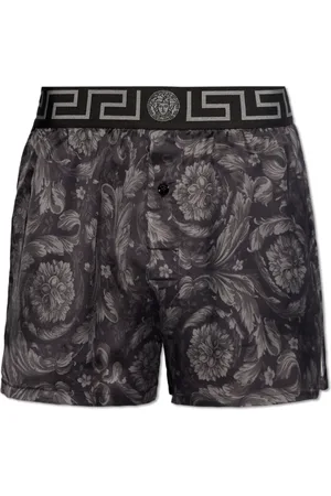 VERSACE Heren, Nachtkleding & Lounge, Zwart, Maat: S Zijde
