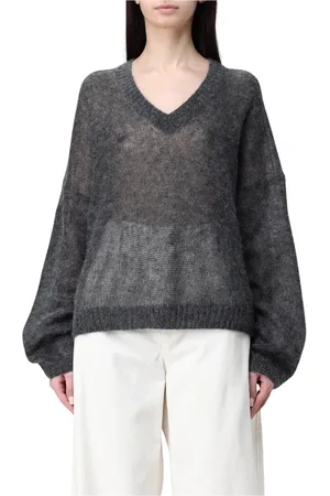 Brunello Cucinelli Dames, Truien, Zwart, Maat: XL Mohair