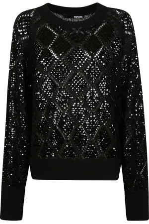 ROTATE Dames, Truien, Zwart, Maat: M