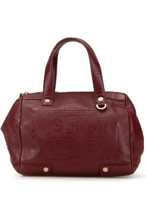 Bvlgari Dames, Pre-owned, Rood, Maat: ONE Size Leer