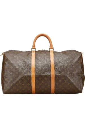 LOUIS VUITTON Unisex, Pre-owned, Bruin, Maat: ONE Size Leer