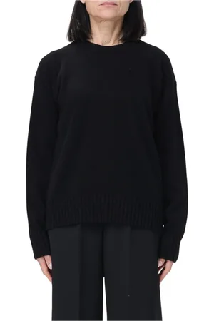Jil Sander Dames, Truien, Zwart, Maat: S Wol