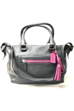 Coach Dames, Pre-owned, Grijs, Maat: ONE Size Leer