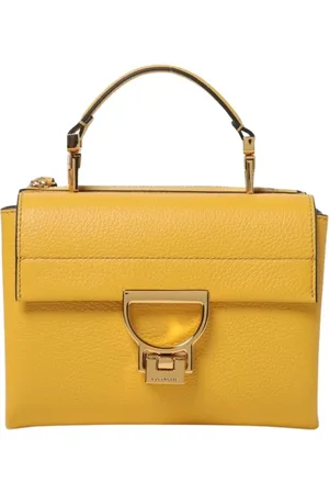 Coccinelle Dames, Tassen, Geel, Maat: ONE Size Leer