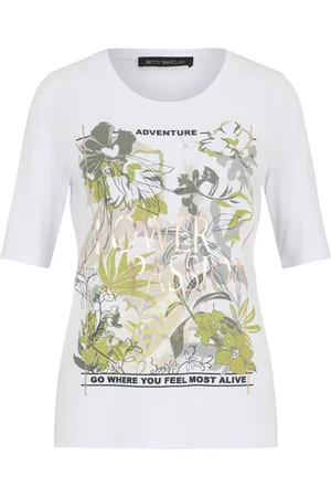 Betty Barclay Dames, Tops, Wit, Maat: L Leer