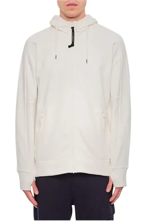 C.P. Company Heren, Sweatshirts & Hoodies, Wit, Maat: S Katoen